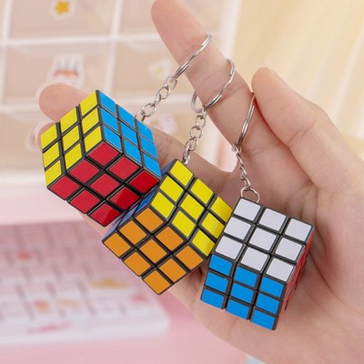 1.4" Rubik'S Cube Keychain