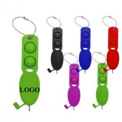 Pop Push Bubble Fidget Toy with Pen